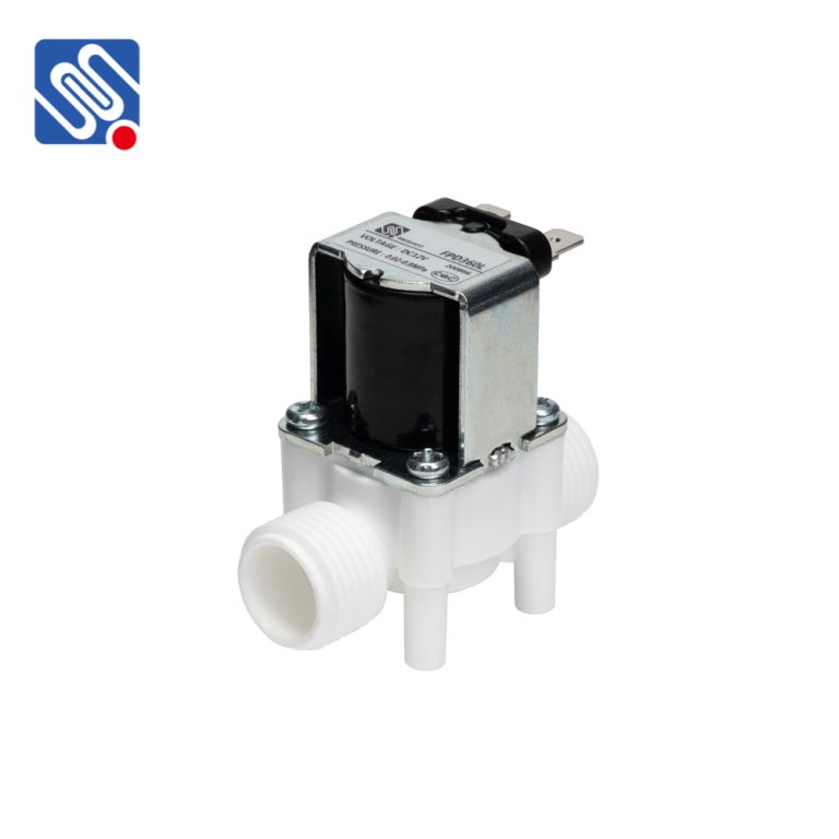 12V Male Thread Electric Plastic Solenoid Valve-1