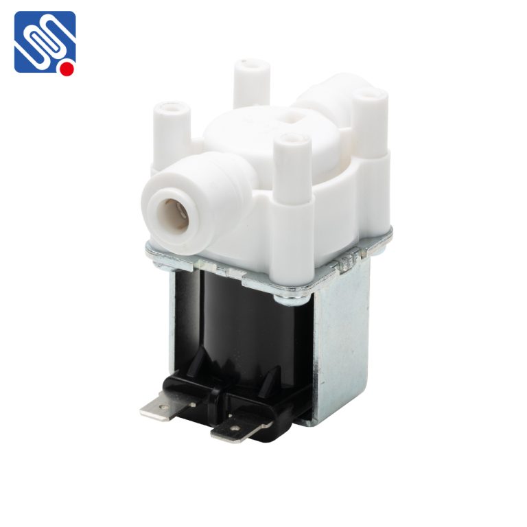 fluid plastic solenoid valve 12v-4