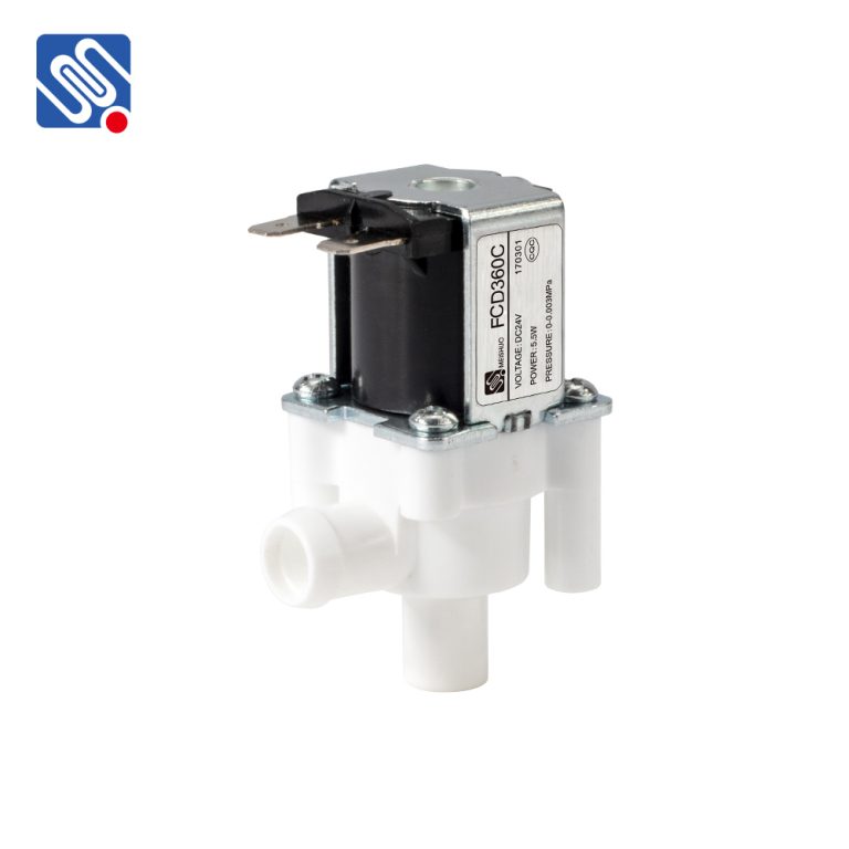 push connect discharge control solenoid valve